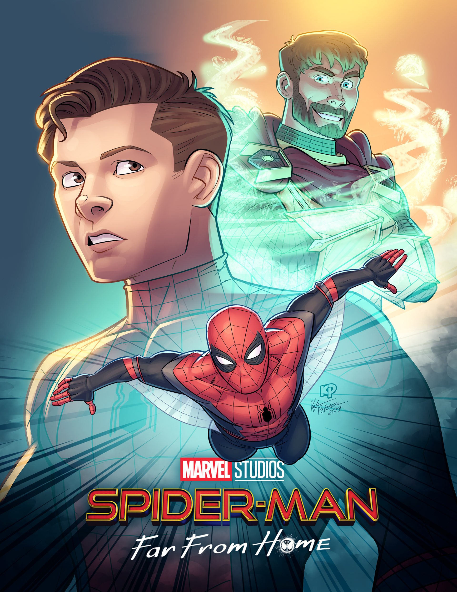 Wallpaper #VqUqMpMB0vj5YdARwtPH191 Spider Man Far from Home Fan Art Behance