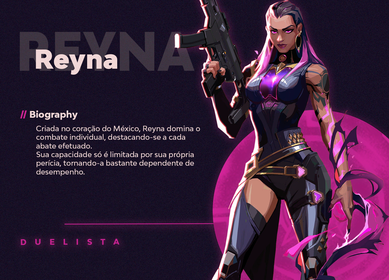 Wallpaper #ZmeeBZMBSpphPi3-Gb1g278 Fanart Reyna Valorant on Behance