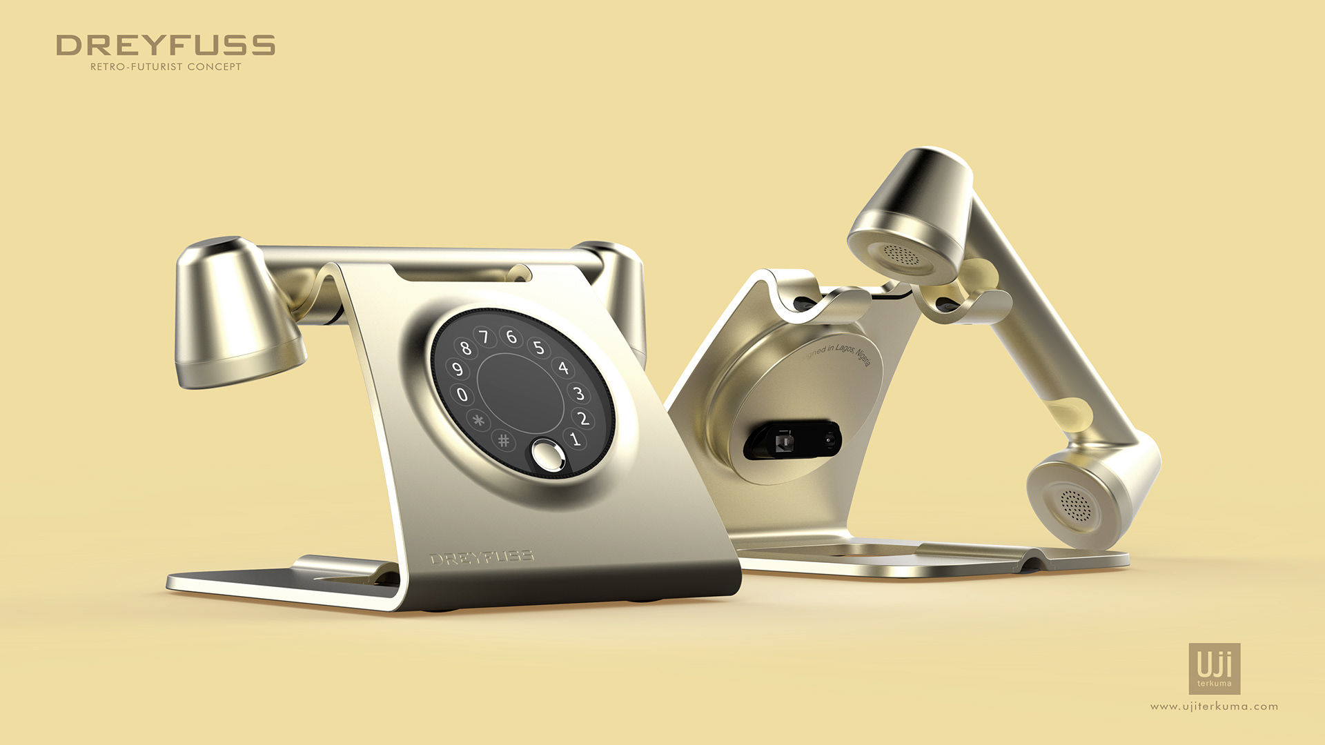 Wallpaper #zmfP-5IBSpphPi3-dpXT100 Dreyfuss Retro Futurist Phone Concept Behance