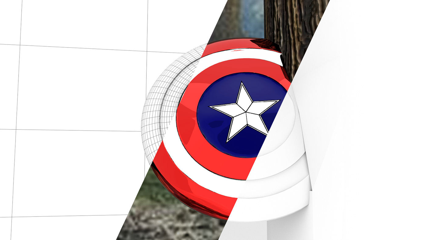 Wallpaper #R3OVhY4BFI5NbQksUR4W19 Captain America Vibranium Shield on Behance