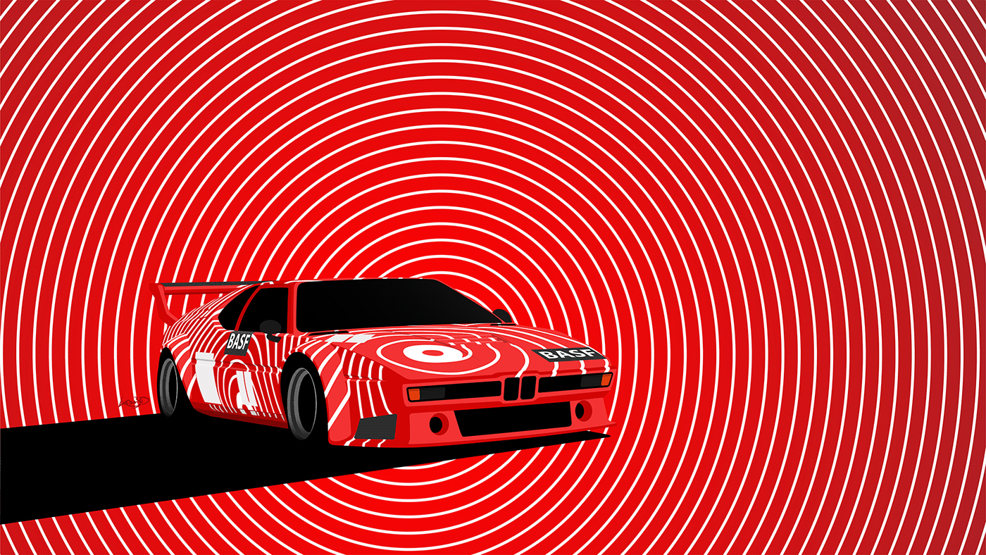 Wallpaper #wnP2hY4BFI5NbQksQR6A50 BMW M1 Pro Car Vector Illustration on Behance