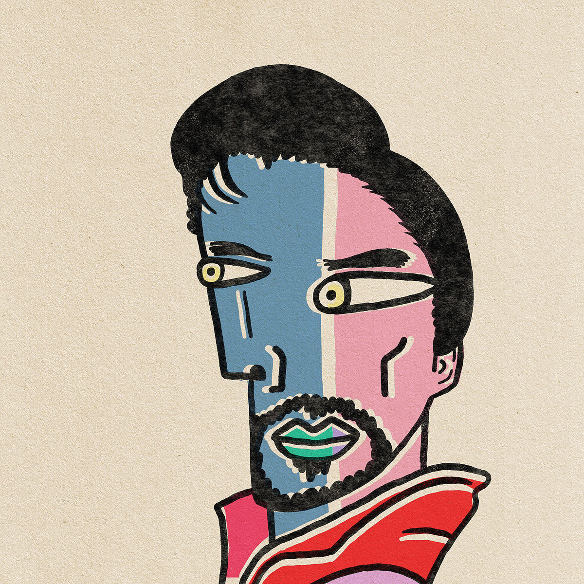 Wallpaper #yzEVNpMB5zzyi_yYUlhw513 Cubism Super Hero on Behance