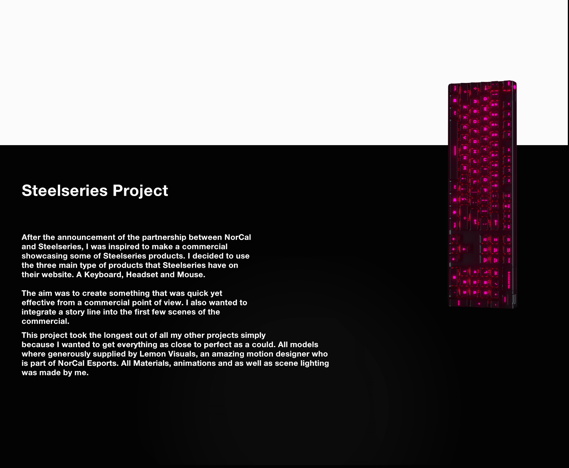 Wallpaper #-2jSE5MBSpphPi3-AgEt102 Steelseries Project Commercial on Behance