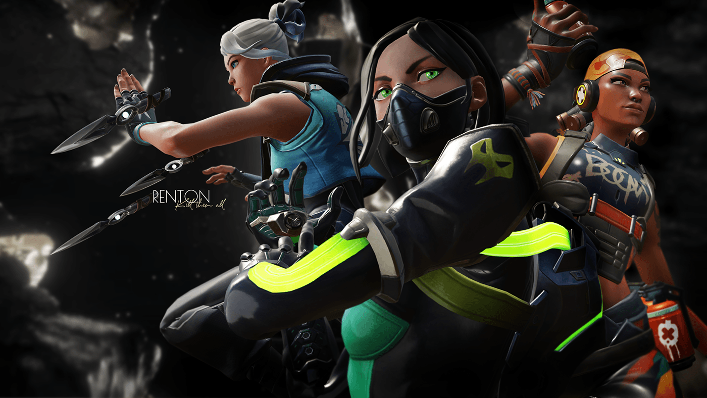 Wallpaper #yHdiJpMB-pgBXx60WKFd112 Valorant on Behance