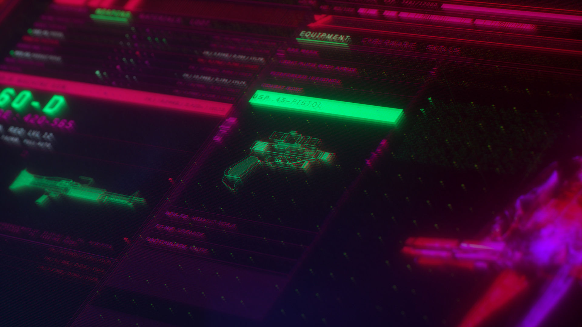 Wallpaper #UBmlBI8BtGB6xQ788k-86 Cyberpunk 2077 Ui Concept Look Dev Behance
