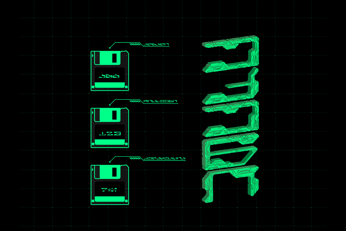 Wallpaper #X3NIho4BFI5NbQksSh8U57 Ukuny by Lunasa Georgian Cyberpunk Font on Behance