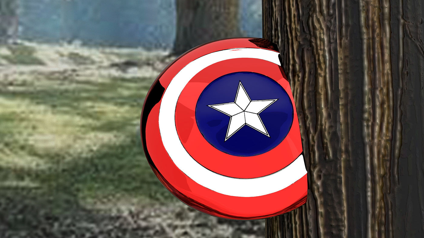 Wallpaper #R3OVhY4BFI5NbQksUR4W11 Captain America Vibranium Shield on Behance