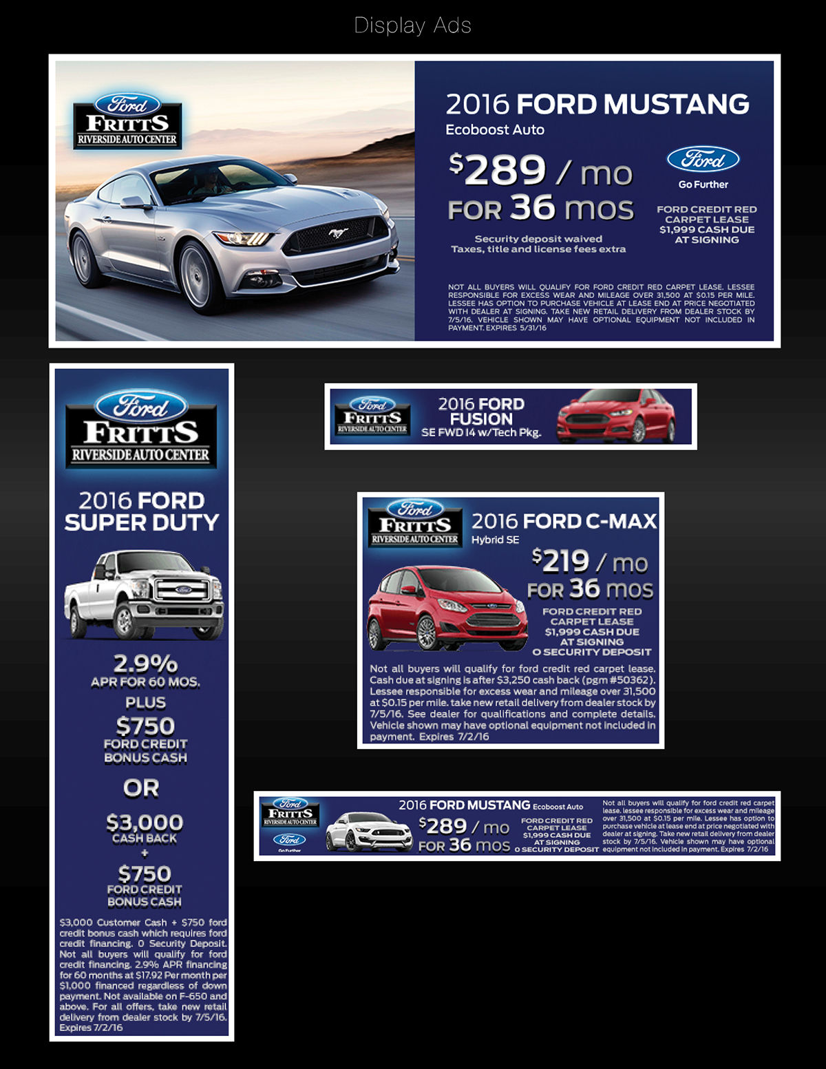Wallpaper #eEJcPZMBOBpx0NhmC8Qt122 Display Google Ad Ford Client Dealership on Behance