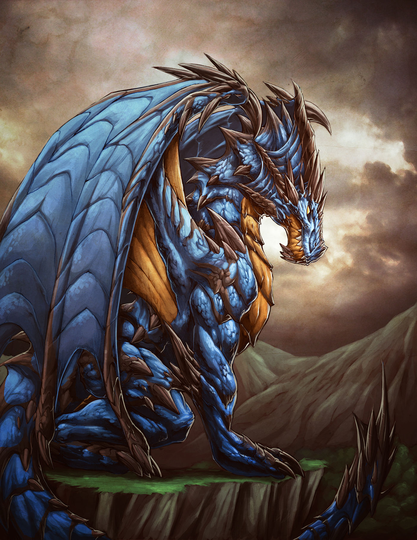 Wallpaper #6WeyDJMBSpphPi3-DN-t113 Dragon Art Behance