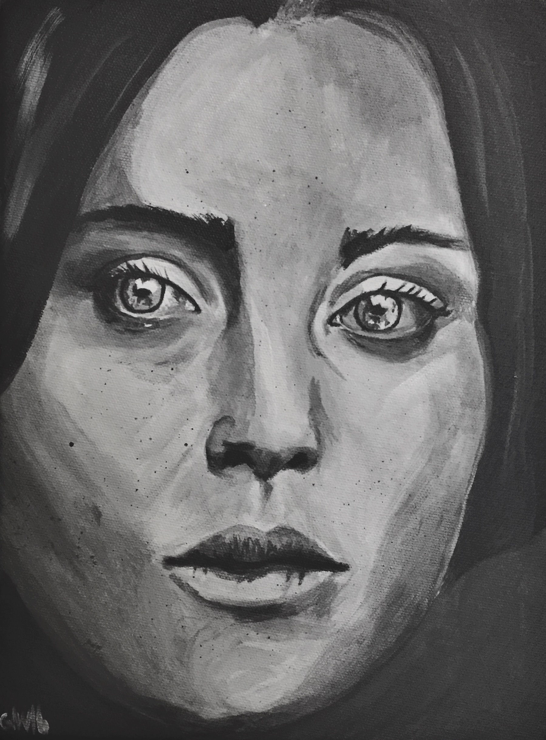 Wallpaper #VmiIGJMBSpphPi3-NBPu321 Acrylic Portraits on Behance