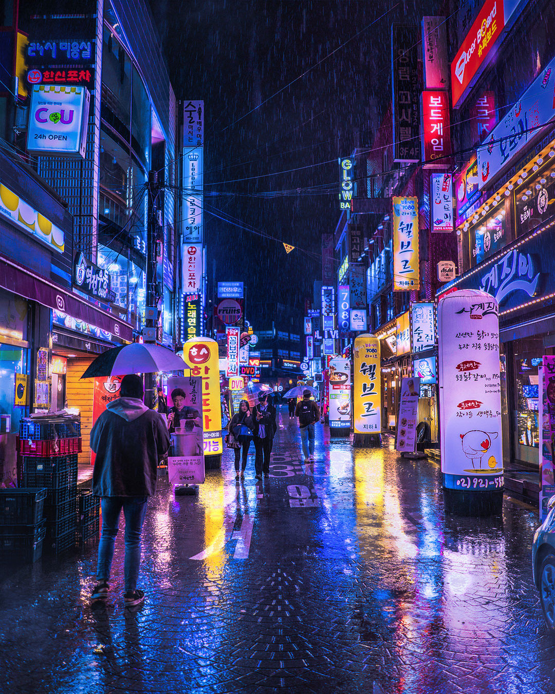 Wallpaper #ThmlBI8BtGB6xQ78vk9C53 Seoul Cyberpunk on Behance