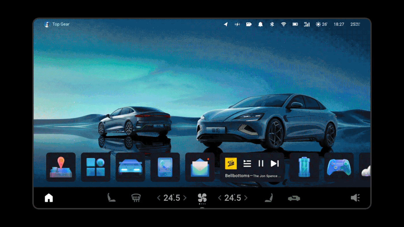 Wallpaper #dmdX_ZIBSpphPi3--Zv2277 Byd Smart Car Hmi Uiux Design Behance Behance