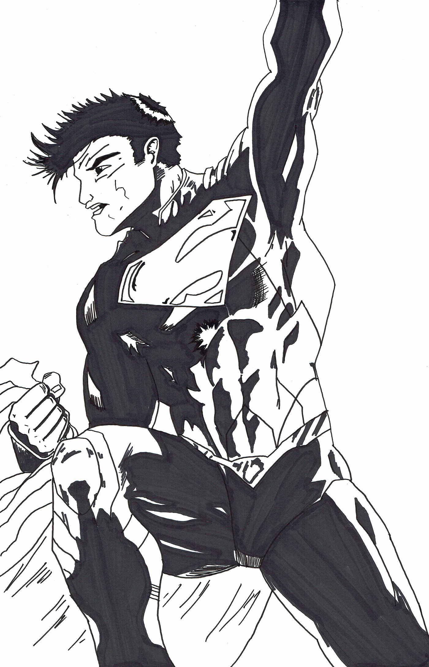 Wallpaper #3Bn2H48BtGB6xQ78nHwg51 Recreation of Jim Lees Superman Unchained 2 Cover on Behance