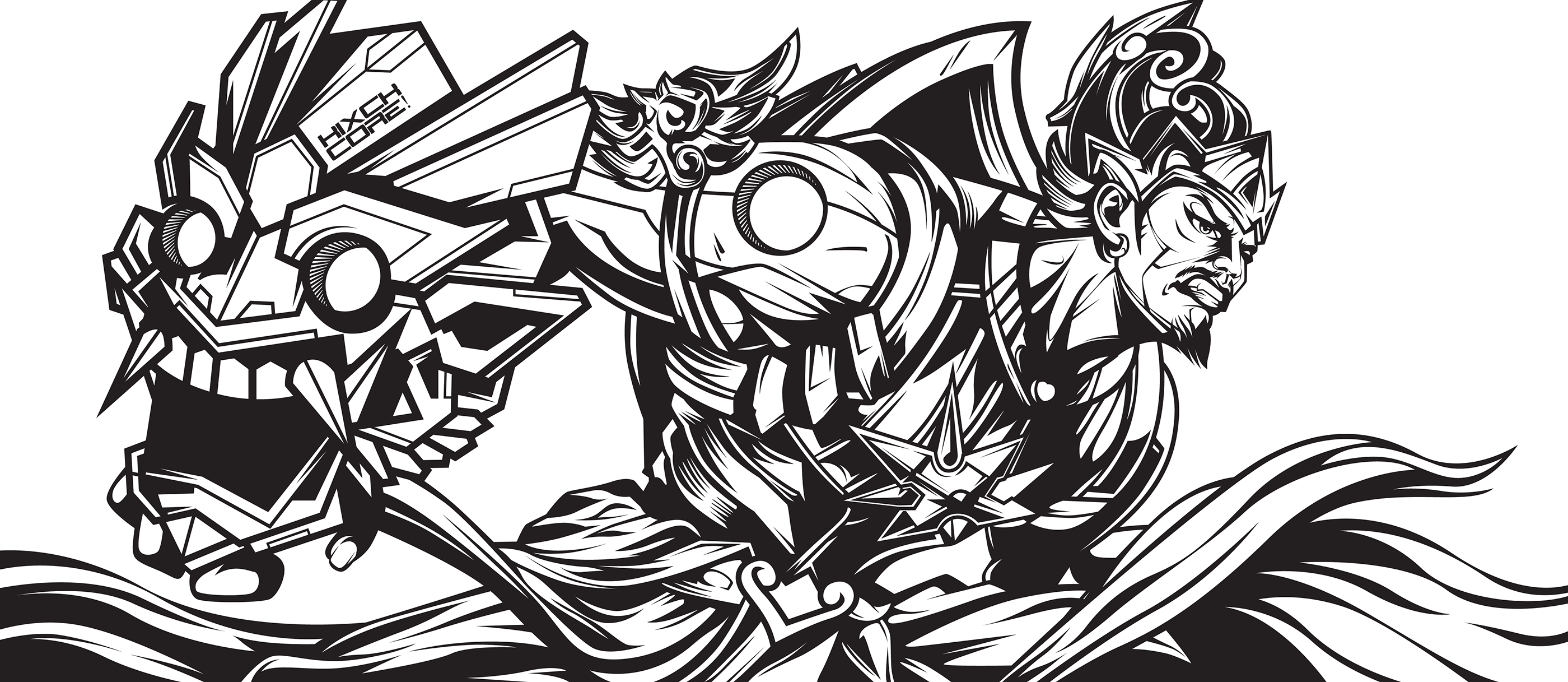 Wallpaper #UiwySZMB0E1QgA7w4PIJ320 Gatot Kaca Mobile Legend Vector Version Behance