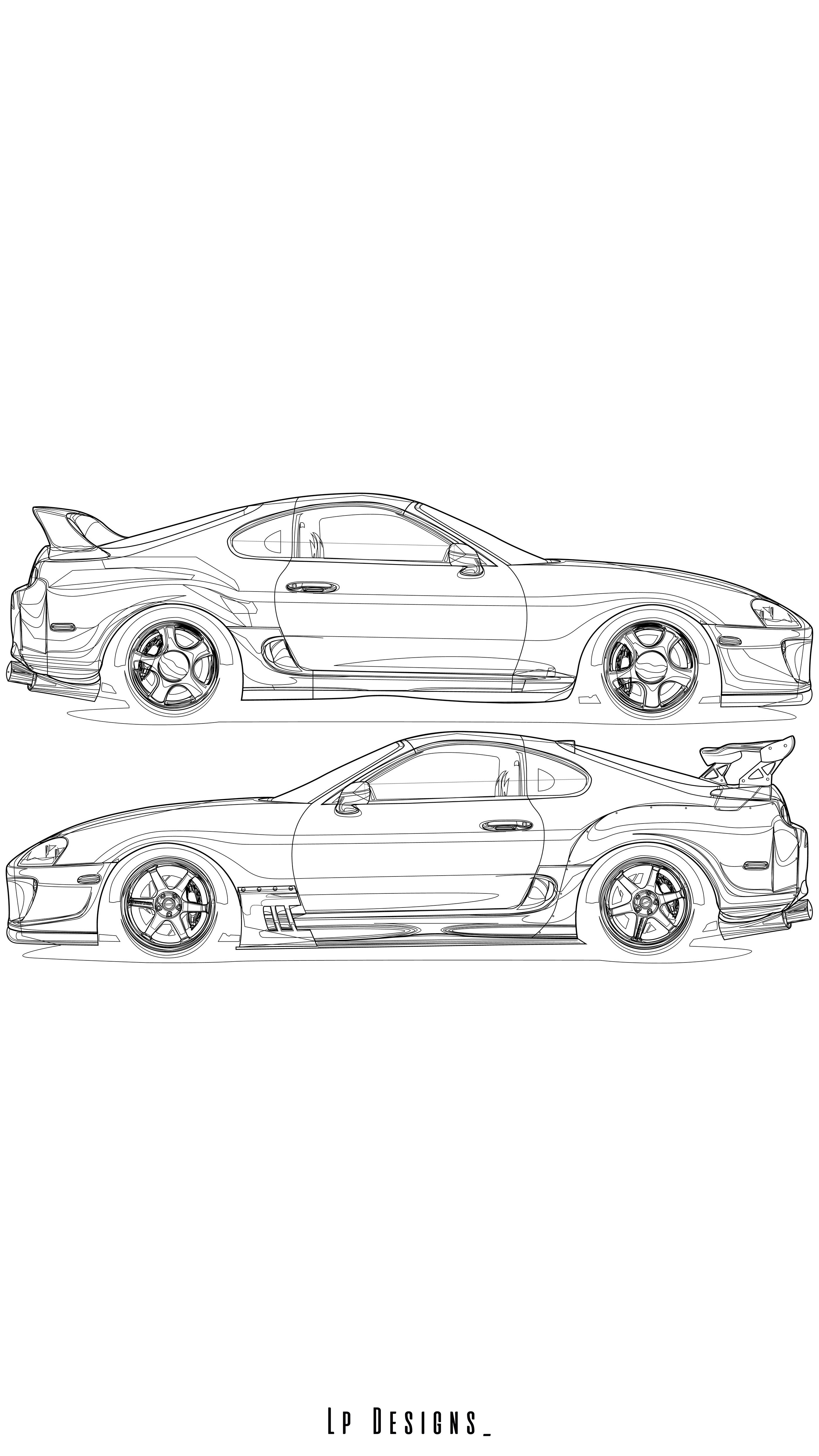 Wallpaper #uhyWQZMB8JfcLg2Jq_eg263 Toyota Supra Mk Iv on Behance
