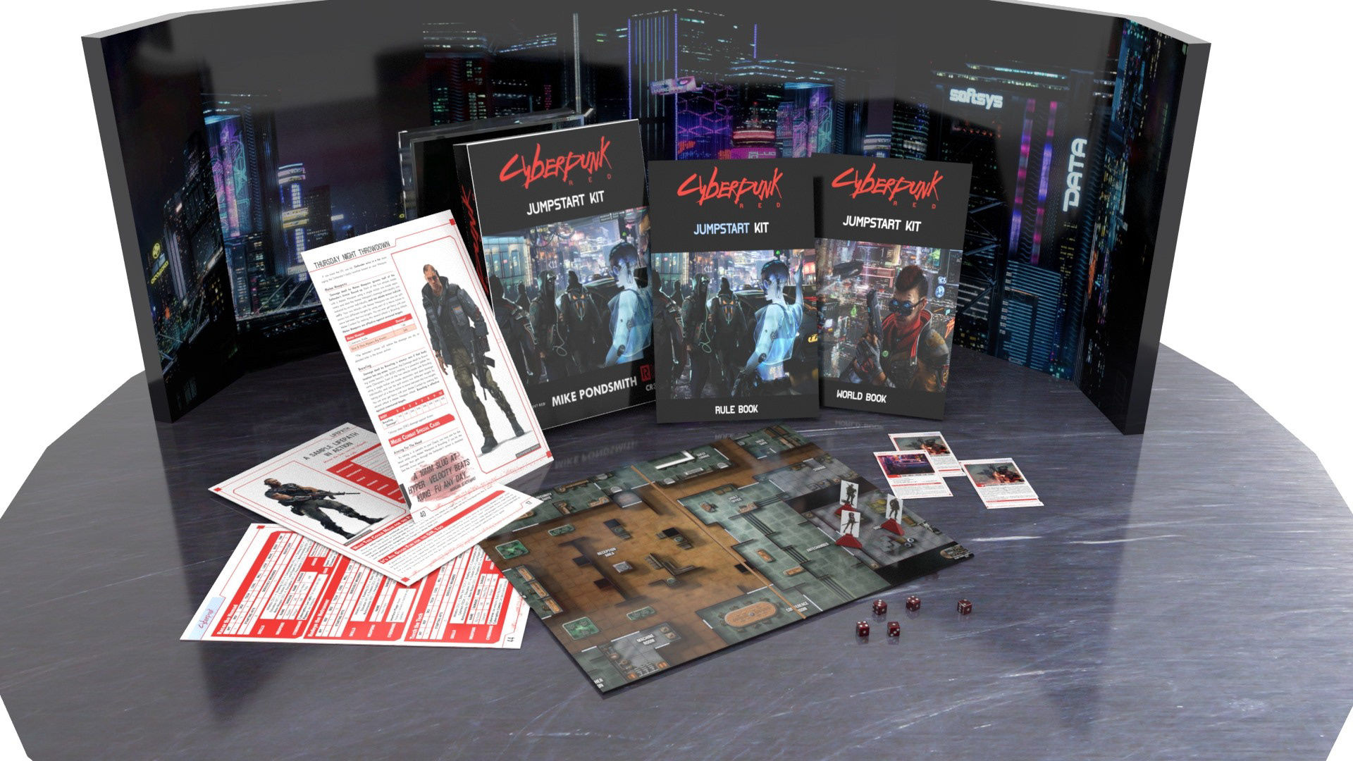Wallpaper #5wBZ5Y4BSdW8dNou6Qud5 Cyberpunk Board Game on Behance