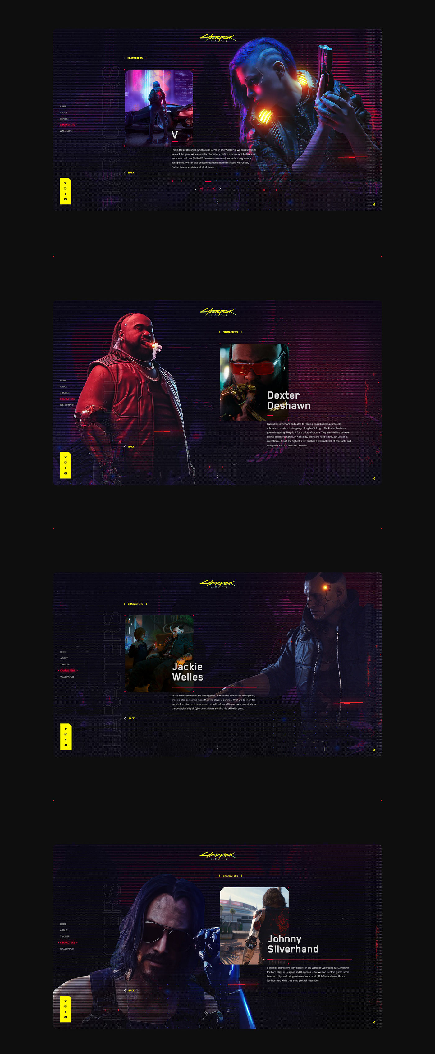 Wallpaper #y32f8I4Bnwiau_P6AQYo55 Cyberpunk 2077 on Behance