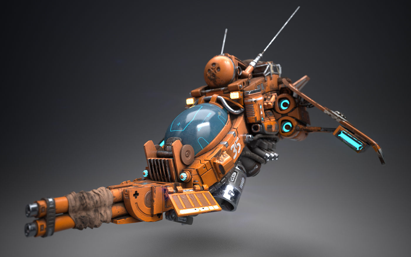 Wallpaper #zRmiHo8BtGB6xQ785HlH1 Sci Fi Ship 3D Model and Render on Behance