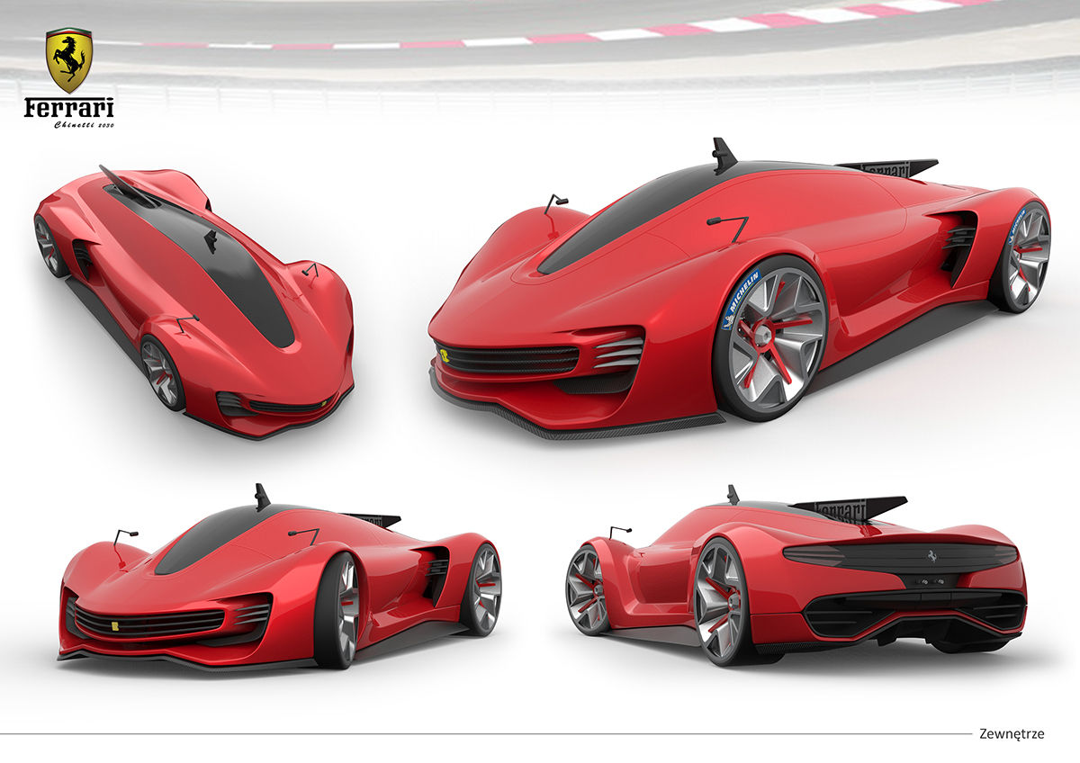 Wallpaper #5e8LTJMBMN-XEVvVYDwp301 Ferrari Chinetti Lmp1 Ba Thesis on Behance