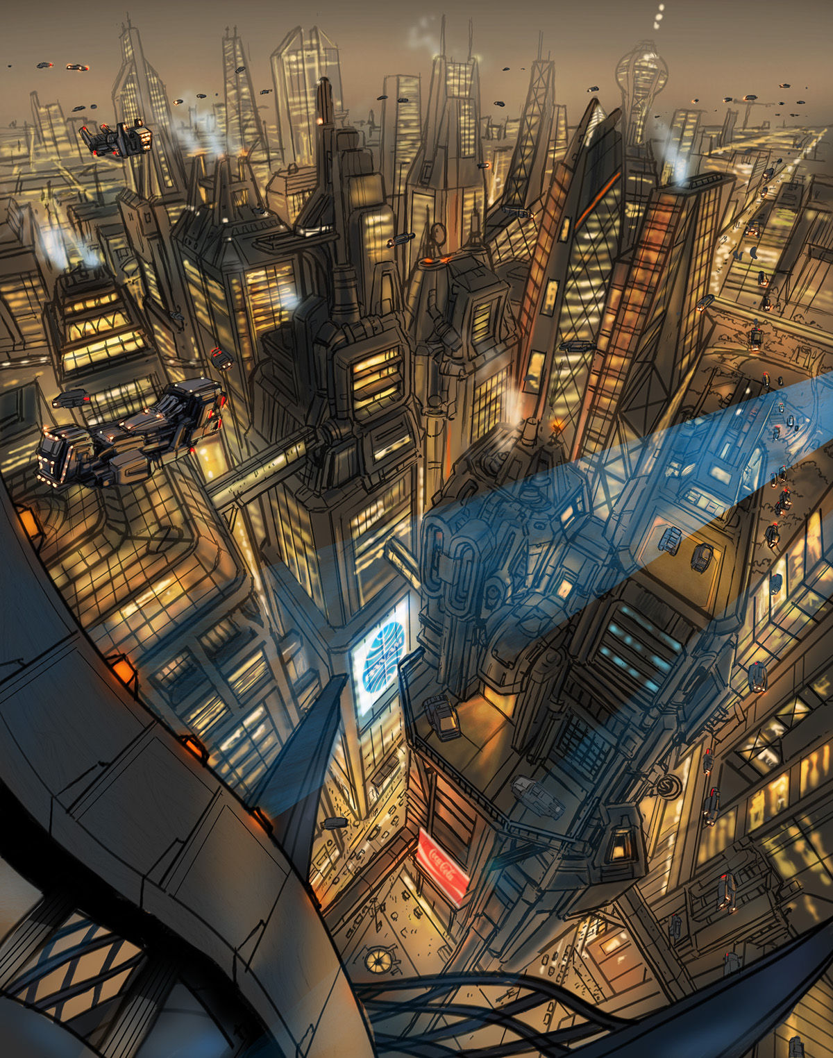 Wallpaper #8miAIJMBSpphPi3-mS3Z267 Sci Fi Concept Paintings on Behance