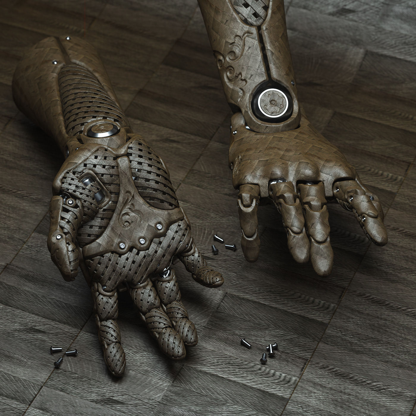 Wallpaper #TmcI-JIBSpphPi3-B4hd204 Robotic Hand on Behance