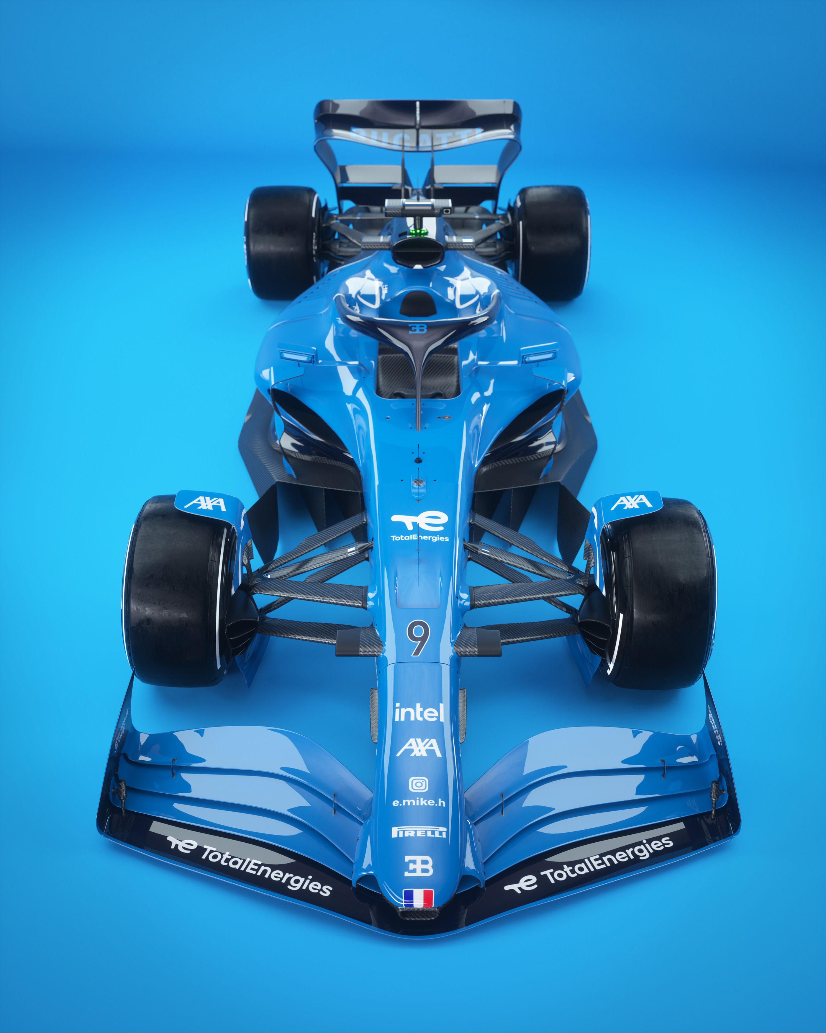 Wallpaper #gP9paZMB3lSXT3zU9OUB20 2022 Bugatti Formula 1 Concept Livery on Behance