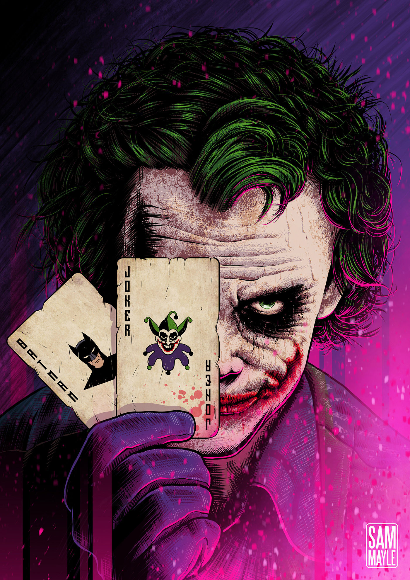 Wallpaper #6xqXUZMB1yWOL4qgNIF346 Joker on Behance