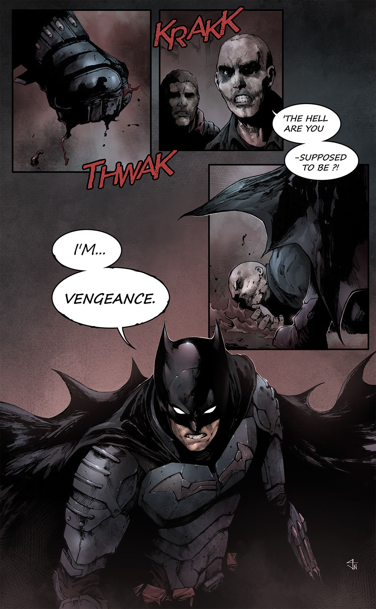 Wallpaper #SBnHH48BtGB6xQ78qnxB8 Im Vengeance Batman Day Fan Art on Behance