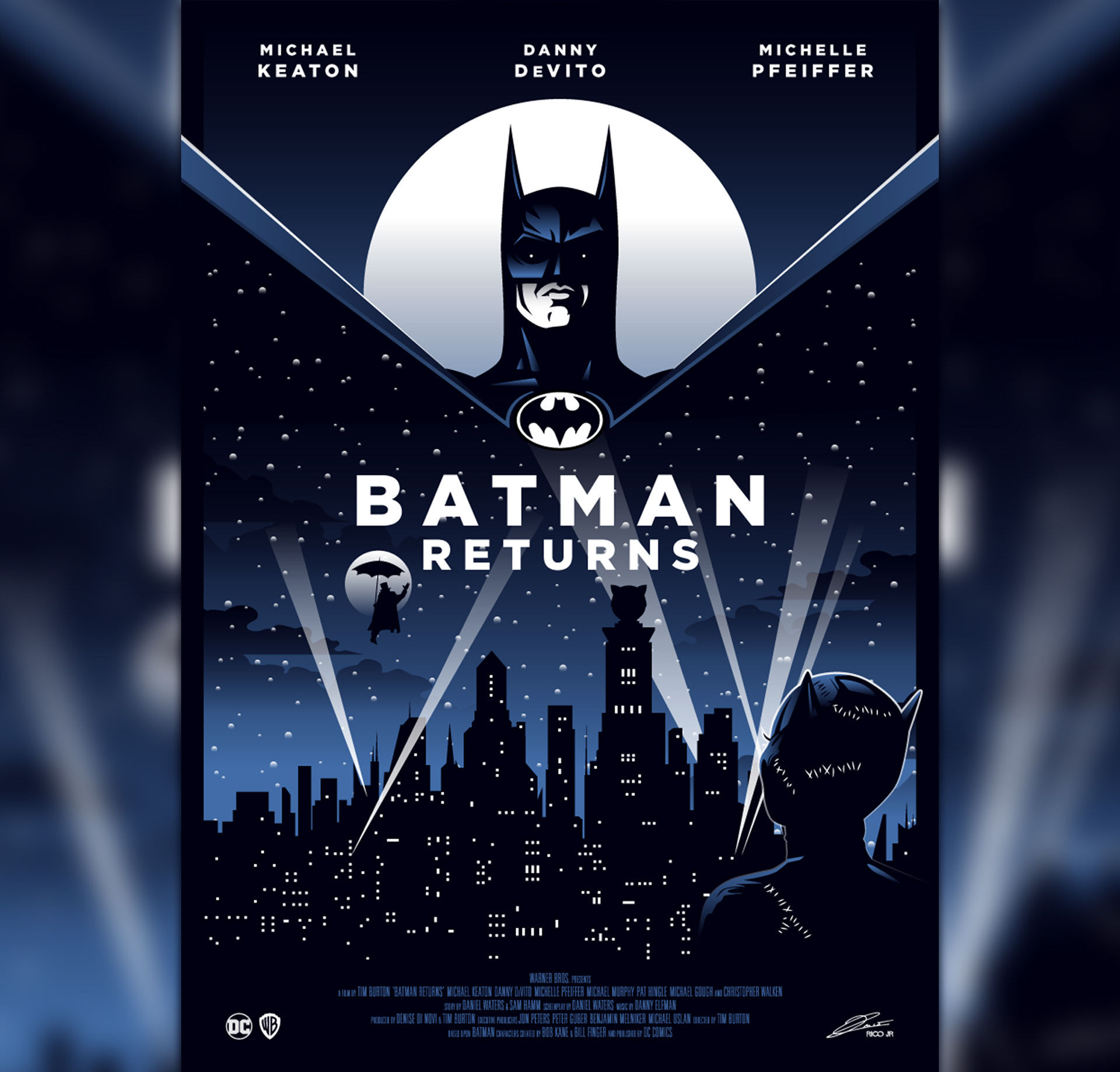 Wallpaper #4OqgVJMBlwTYPL186Qvw22 Batman Returns Poster Art Behance
