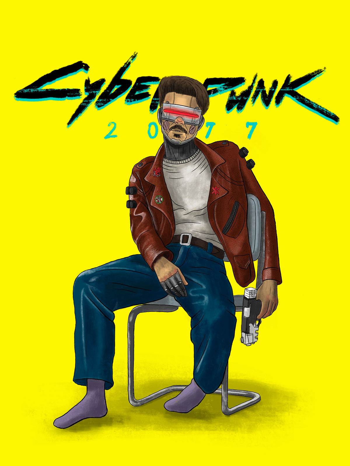 Wallpaper #VEVllo4B7YBJg1BVZKAg52 Cyberpunk 2077 Fan Art on Behance