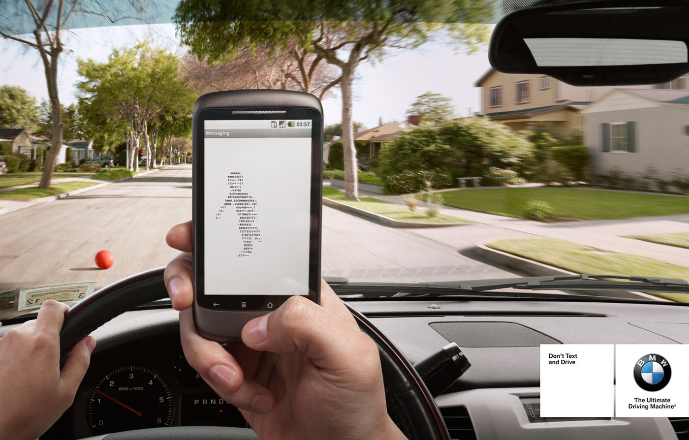 Wallpaper #d_9caZMB3lSXT3zU_eUQ218 BMW Dont Text and Drive on Behance