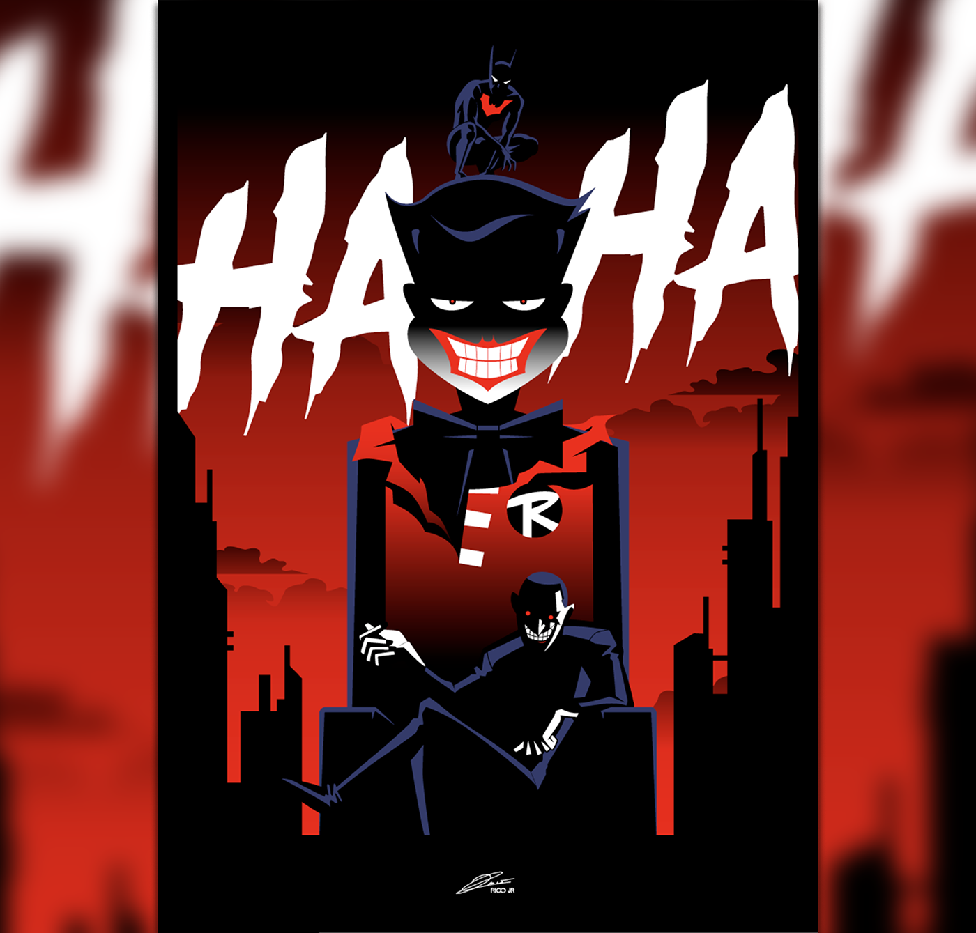 Wallpaper #ORluLo8BtGB6xQ78cpXT22 Batman Beyond Return of the Joker Poster Art on Behance