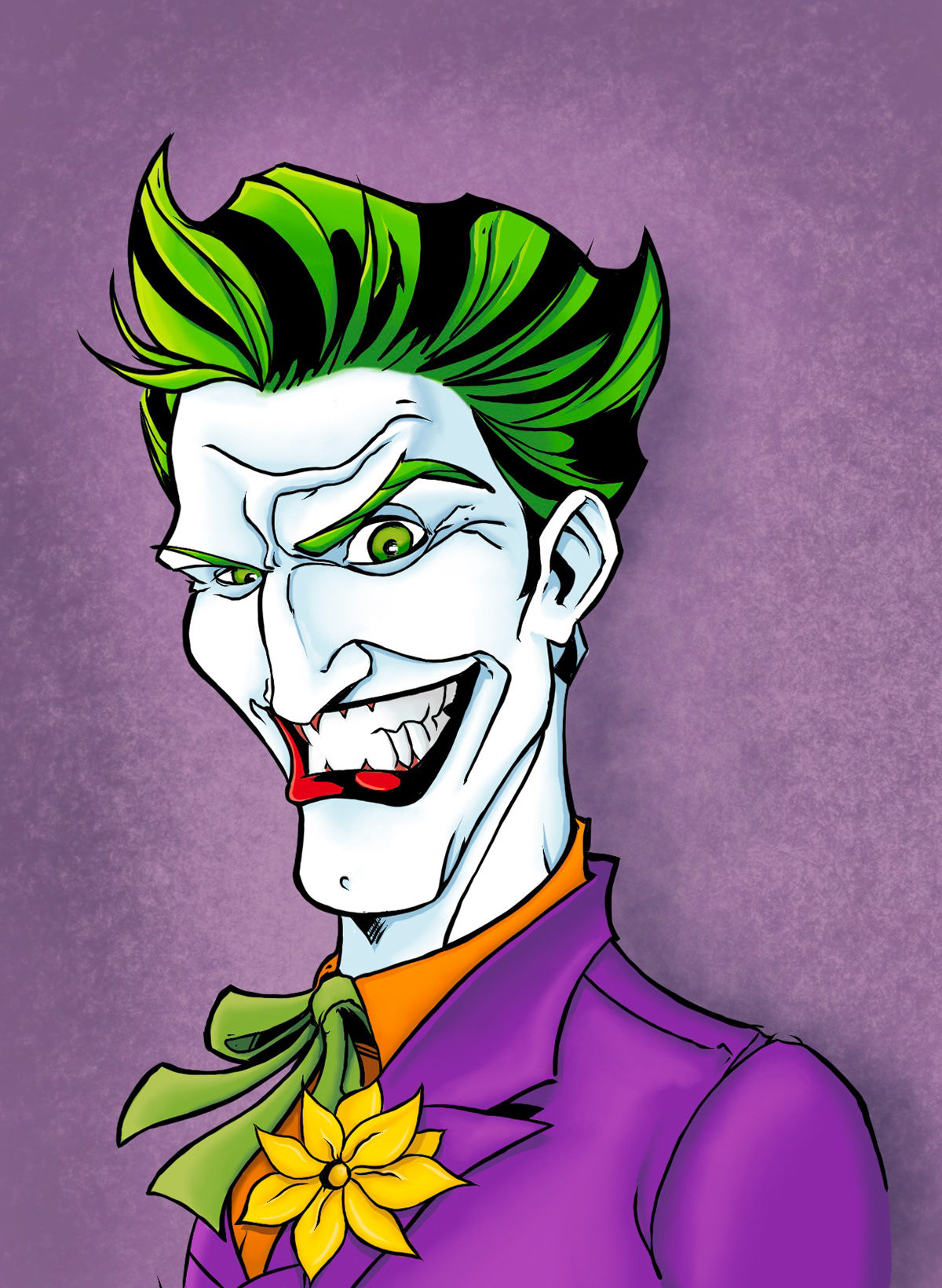 Wallpaper #5s4WJZMB71dOy6JZUxII14 Joker Ink and Colour Work on Behance