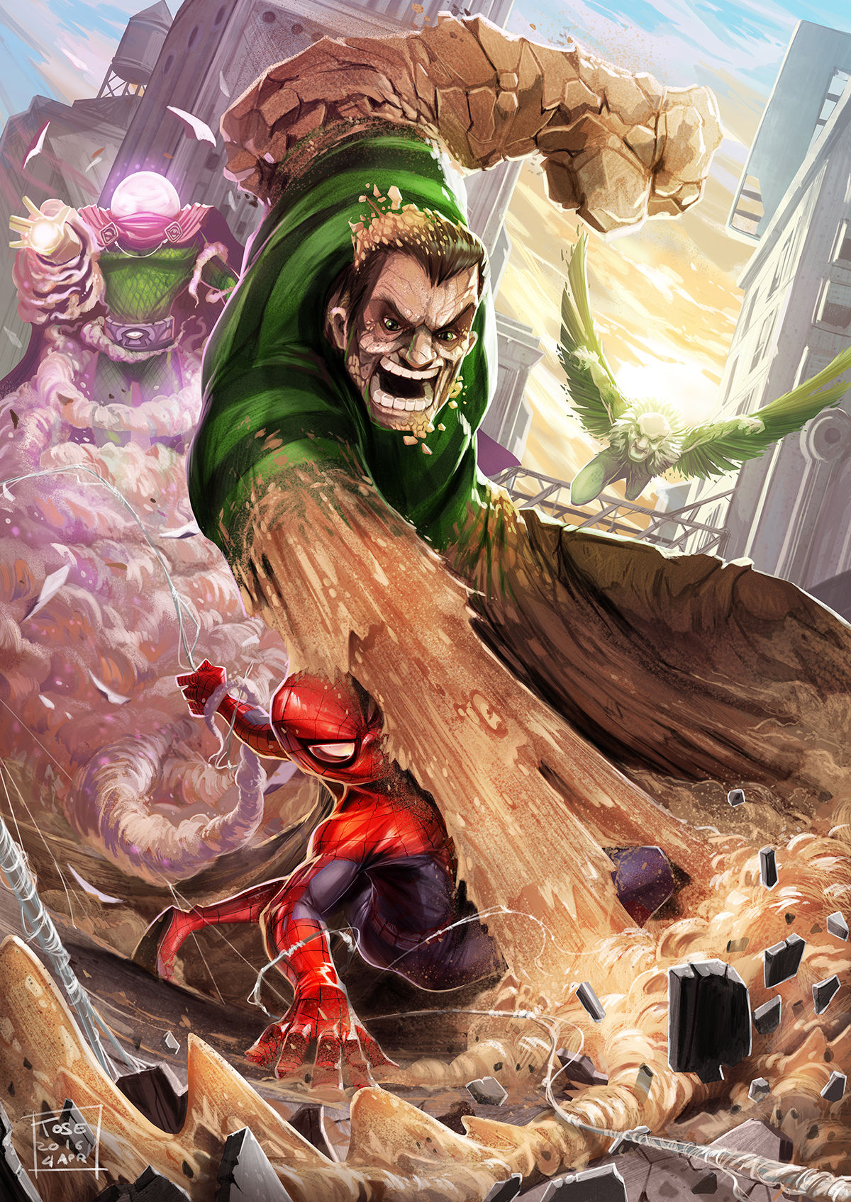 Wallpaper #wgAV6Y4BSdW8dNou7A1s27 Spidey vs Sandman on Behance