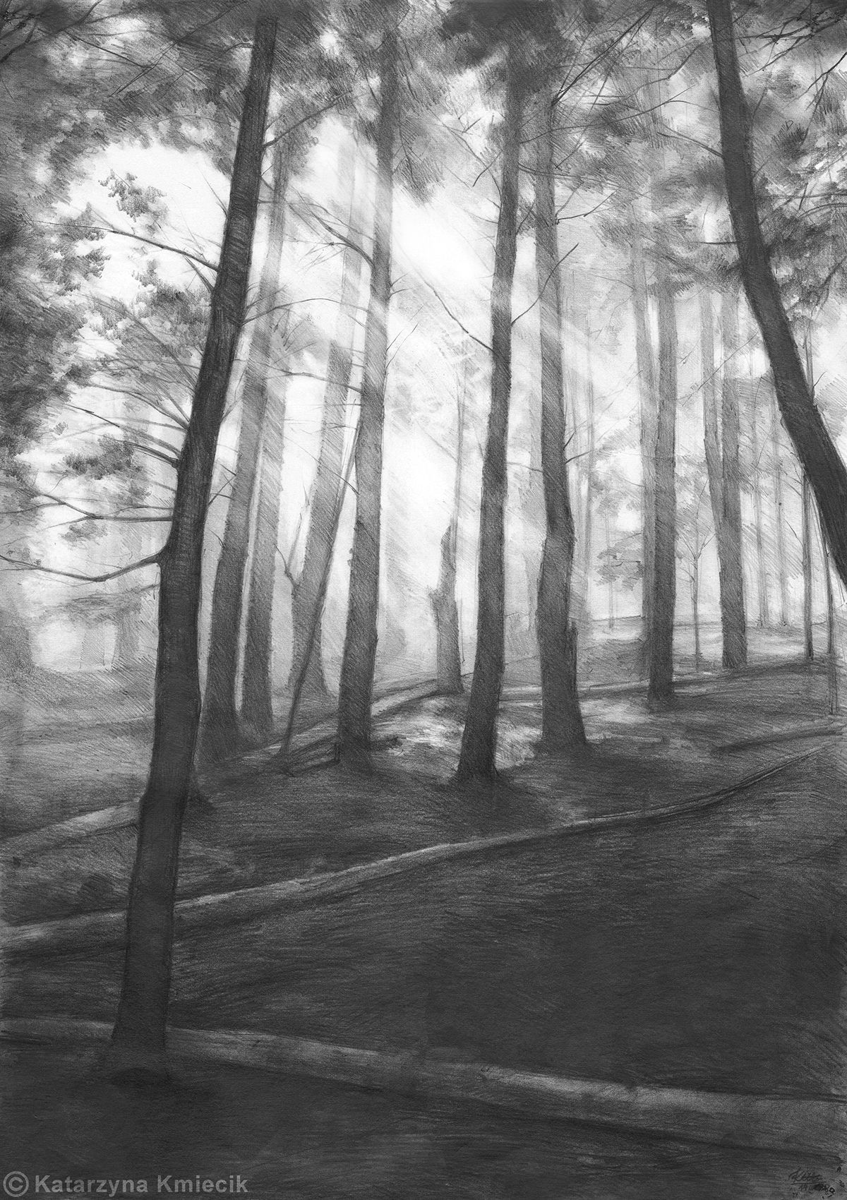 Wallpaper #BWgvFZMBSpphPi3-Zwec129 Pencil Landscapes Vol 1 Behance