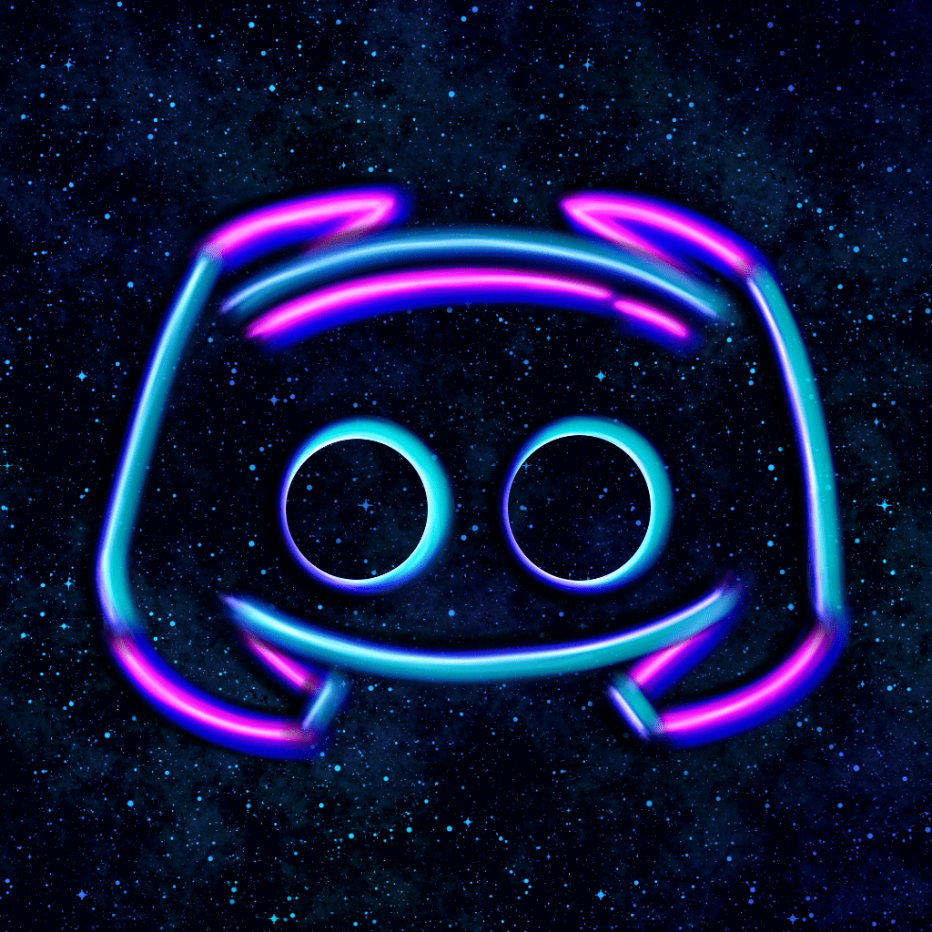 Wallpaper #rGggG5MBSpphPi3-Nh5_74 Neon Discord Icon on Behance