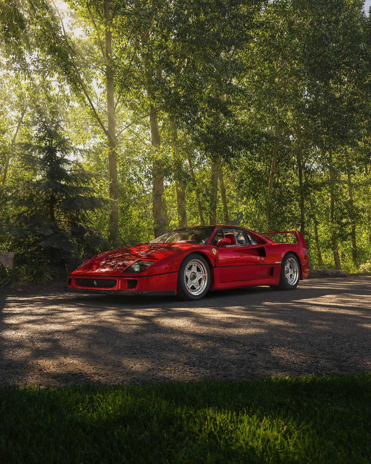 Wallpaper #KkCMMZMBJhL2WPba2Mcc57 Ferrari F40 on Behance