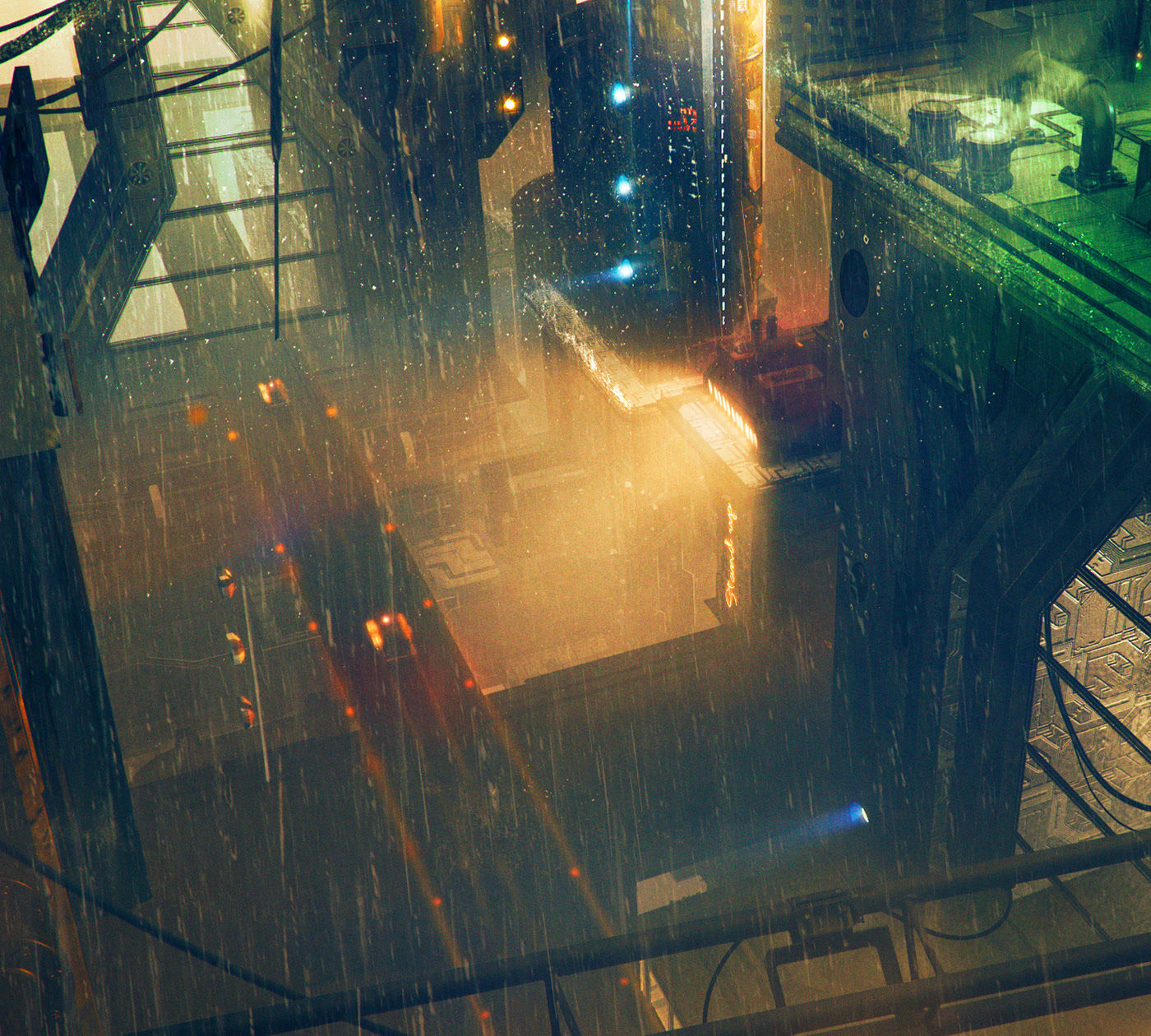 Wallpaper #ekXXpo4B7YBJg1BVoqao19 Industrial Cyberpunk on Behance