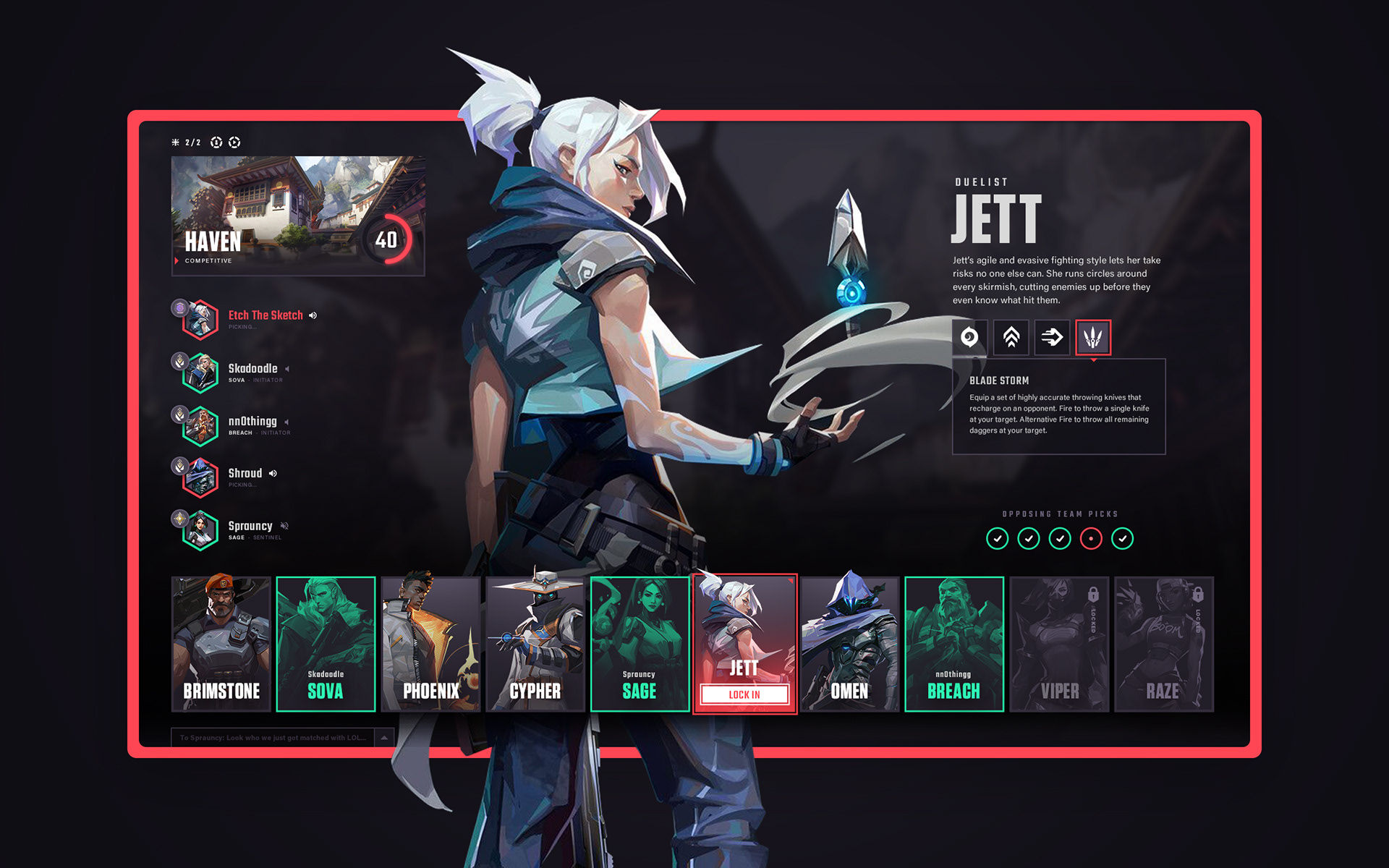 Wallpaper #4Gf87ZIBSpphPi3-cFr9159 Valorant Agent Select Ui Redesign Behance