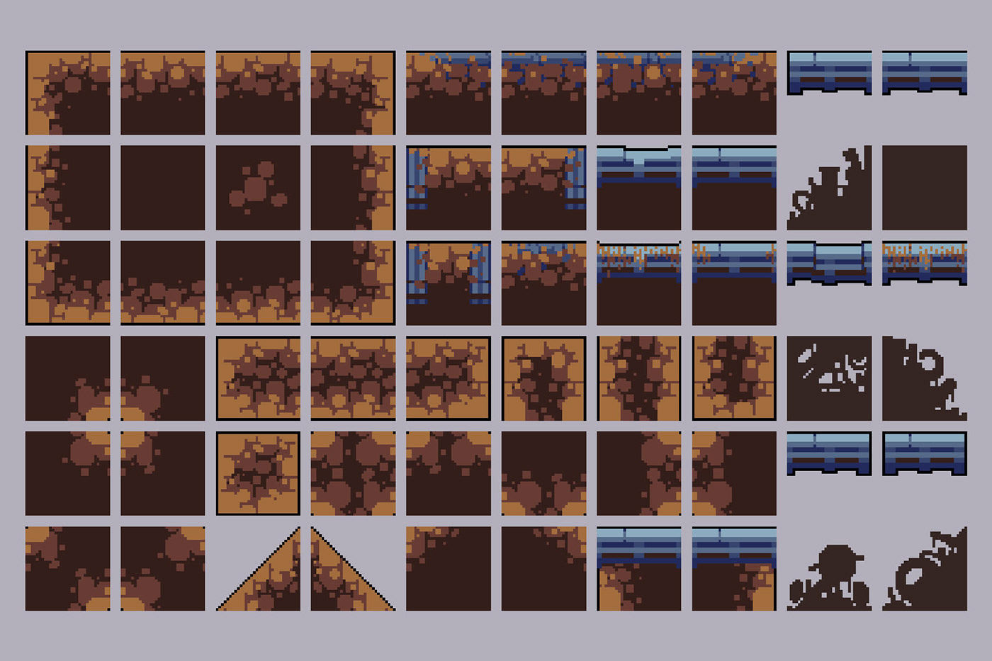 Wallpaper #-mgvGJMBSpphPi3-pxG3150 Dump 2d Tileset Pixel Art on Behance
