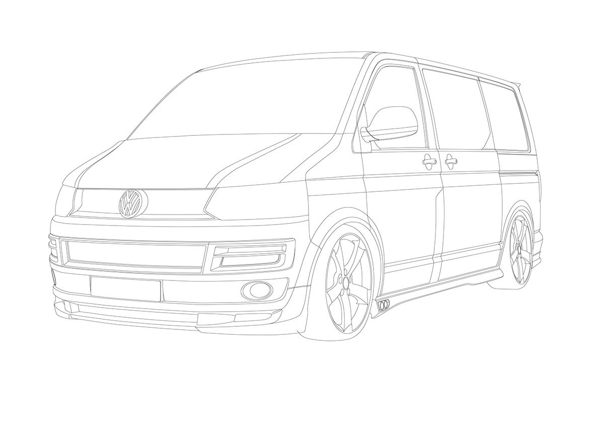 Wallpaper #emfj_ZIBSpphPi3-hJ0I380 Custom Car Illustrations on Behance