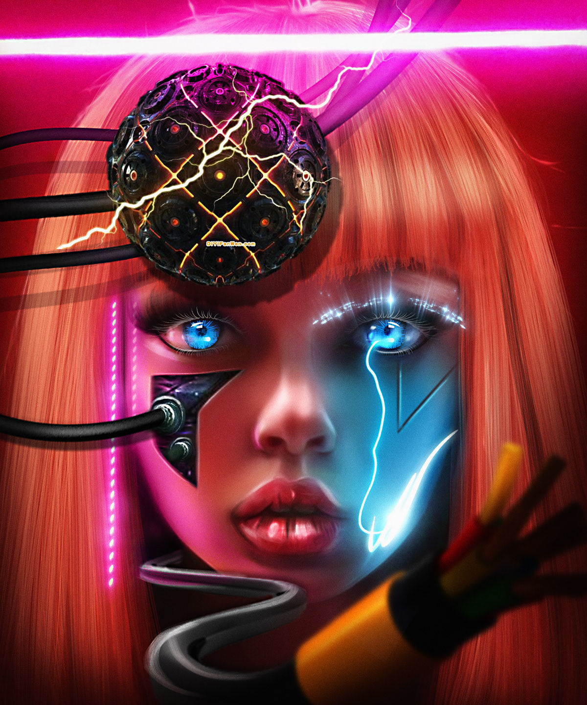 Wallpaper #JXNhhI4BFI5NbQksOB0z42 Cyberpunk Portrait on Behance