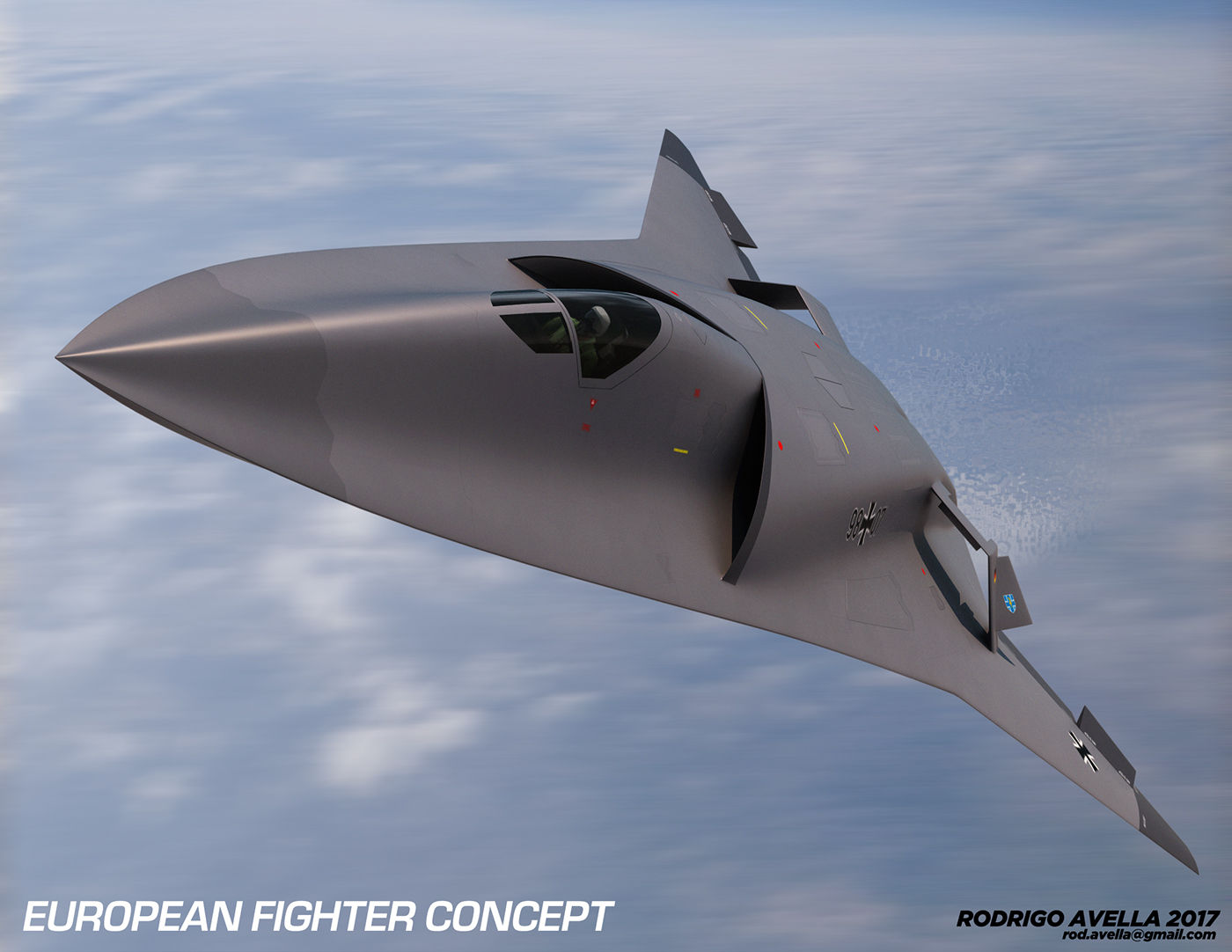 Wallpaper #xP82a5MB3lSXT3zU3-f_61 European Sixth Generation Concept Fighter Aircraft Behance