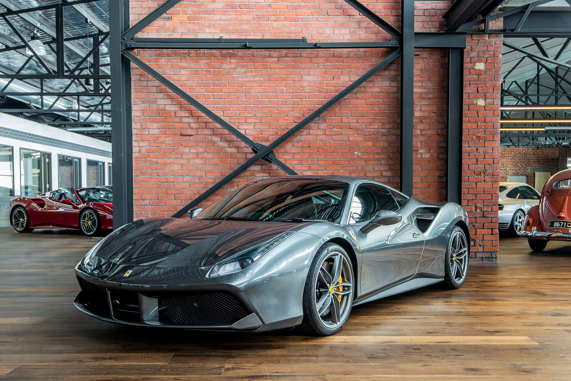 Wallpaper #xnP3hY4BFI5NbQksIB5m21 Ferrari 488 Gtb Silver 26 Richmonds Classic and Prestige Cars