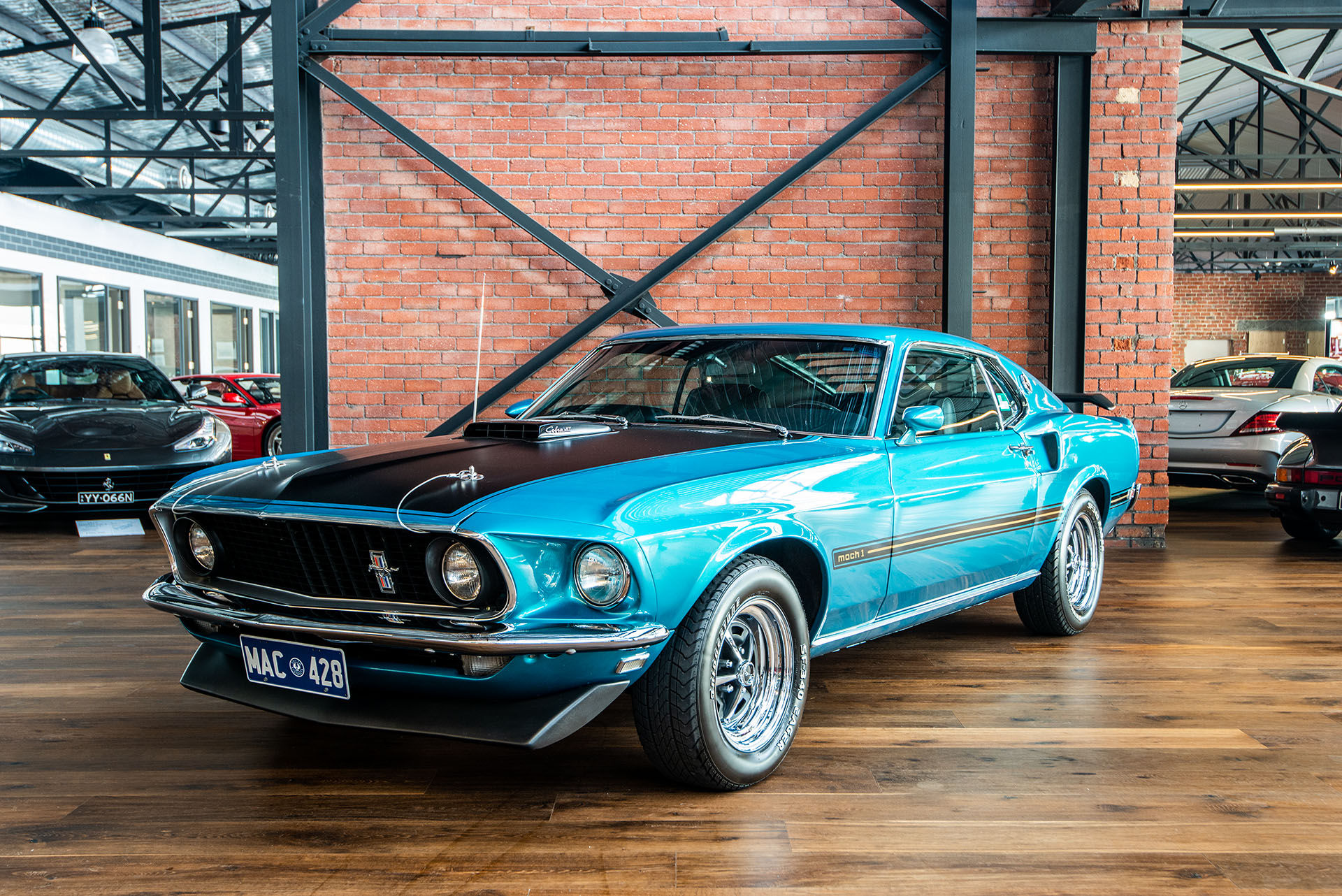 Wallpaper #8mcMCJMBSpphPi3-ysiS48 1969 Ford Mustang Mach 1 428 Cobra Jet Richmonds