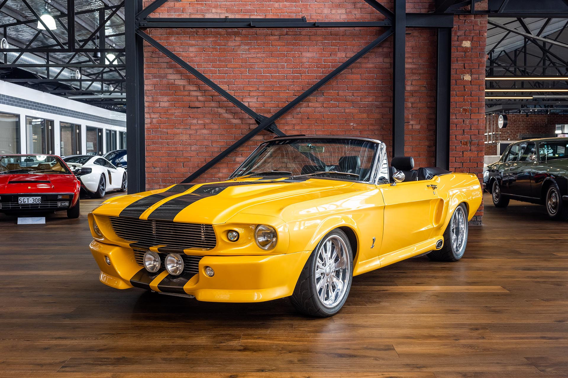 Wallpaper #qnRNxY4B_8f4nGFafnCp31 Ford Mustang Convertible Yellow 19 Richmonds Classic and Prestige