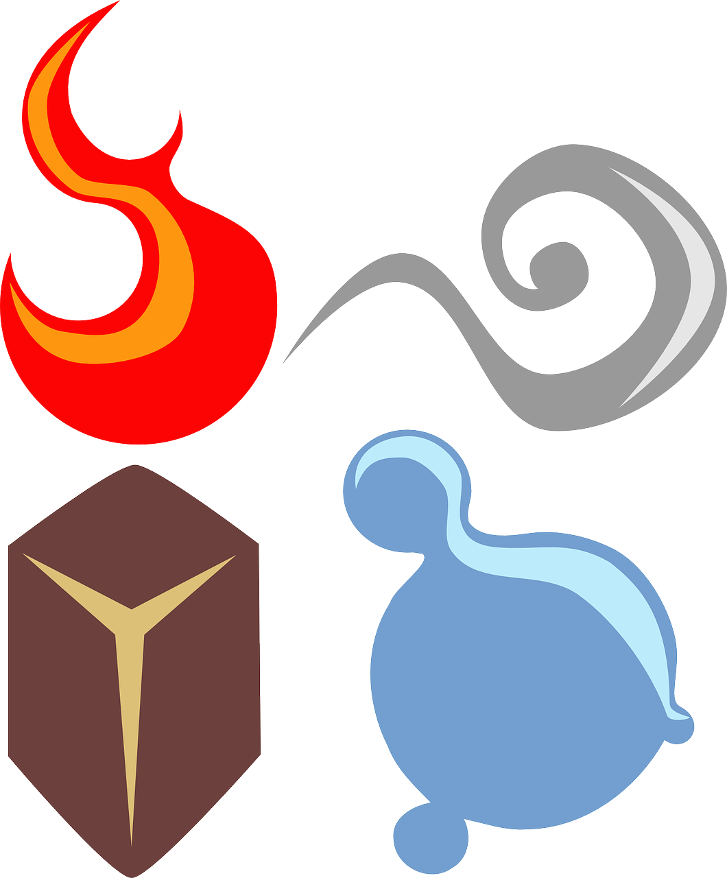 Wallpaper #_Gep6ZIBSpphPi3-WkJU130 Airearthelementsfiresymbol Free Image from Needpixcom