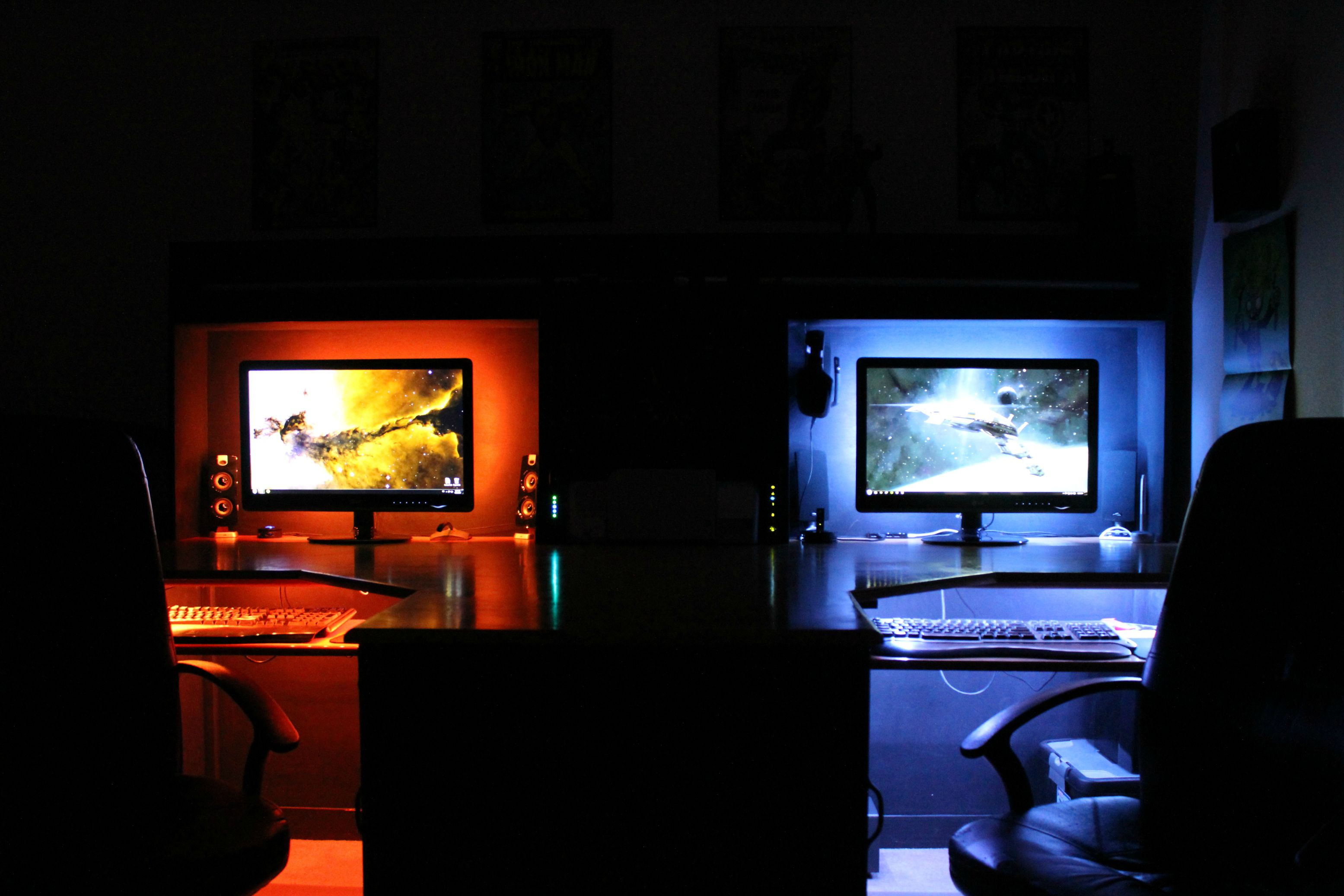 Wallpaper #Lh07LJMBlOZrFDOkAMrZ139 Cool Computer Setups and Gaming Setups