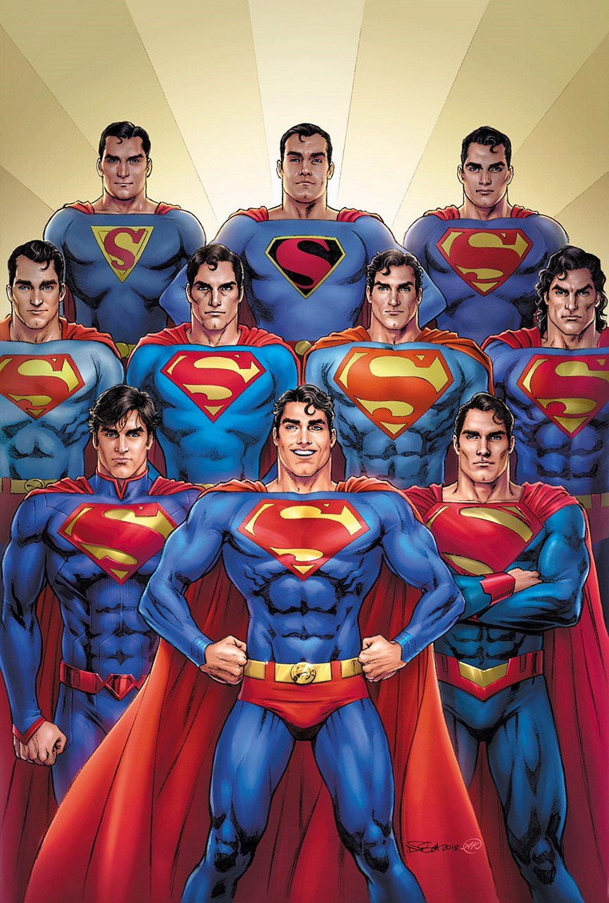 Wallpaper #EclbjJcB-VVLIetljGmG41 Supermans Classic Suits Return for Action Comics 1000