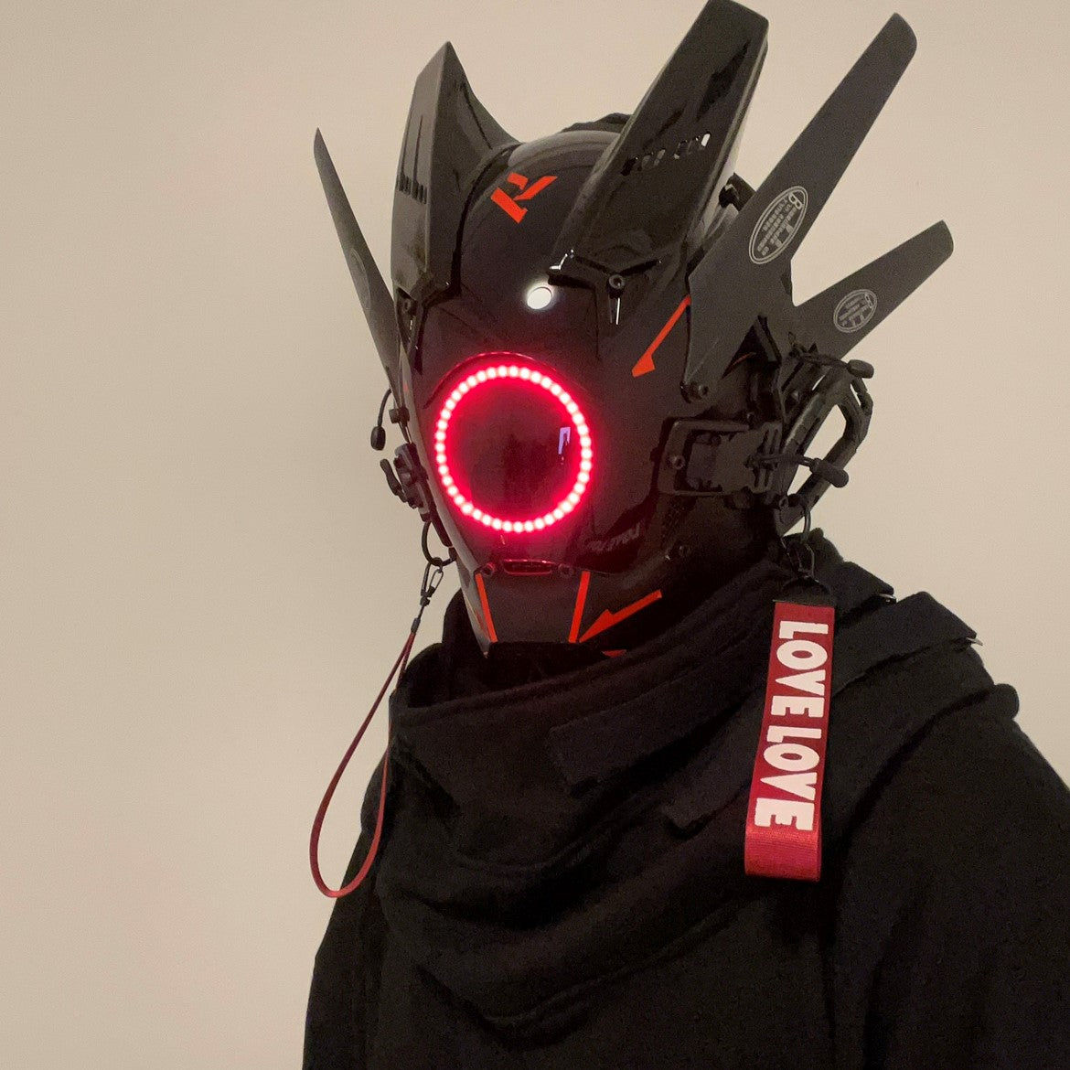 Wallpaper #JkCMMZMBJhL2WPbah8fI348 To Cyberpunk Techwear LED Mask Techwear on